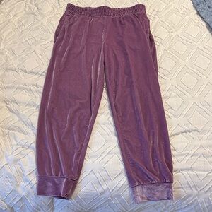 Fabletics Purple Textured Joggers
